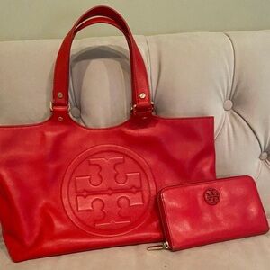 Tory Burch Purse and Matching Wallet